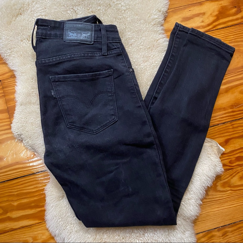 Levi’s 721 High Rise Skinny Black Jeans